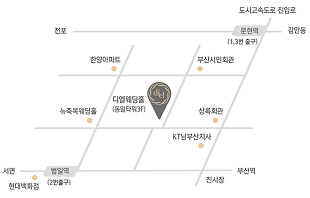 Map to Diel Wedding Hall